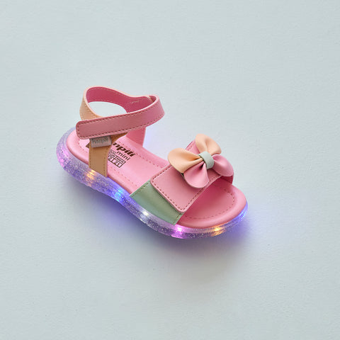 Sandália de Led Infantil Pampili Candy Colorida