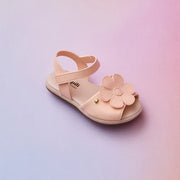 Sandália Infantil Espadrilhe Pampili Lala Flor Pêssego