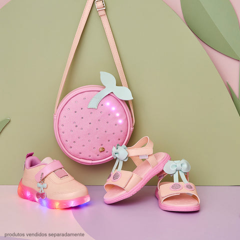 Bolsa de Led Infantil Pampili Cereja Colorida