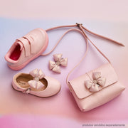 Sapato Infantil Pampili Bailarina Laço Comfy Rosa