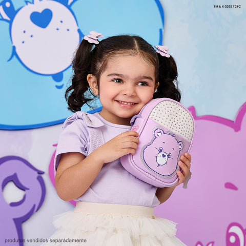 Bolsa Tiracolo Infantil Pampili Ursinhos Carinhosos Lilás