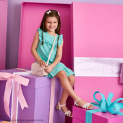 Sandália Infantil Pampili Cherrie Strass e Tachas Branca