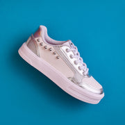 Tênis Infantil Feminino XT 25 Esferas Branco Prata