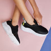 Tênis Feminino Tweenie #Chunky Dalla Calce Fácil Zíper Preto