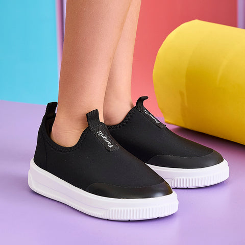Tênis Infantil Feminino Pampili Up Calce Fácil Preto Pampili