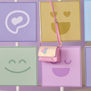 Bolsa Tiracolo Infantil Pampili com Mini Borboletas Colorida