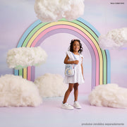Tênis Infantil Feminina XP24 Ursinhos Carinhosos Branco Azul