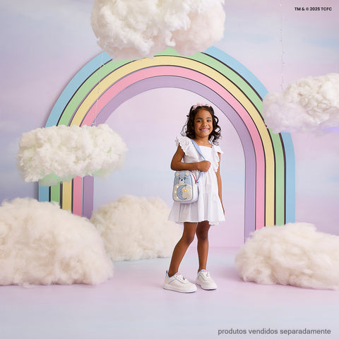 Tênis Infantil Feminina XP24 Ursinhos Carinhosos Branco Azul