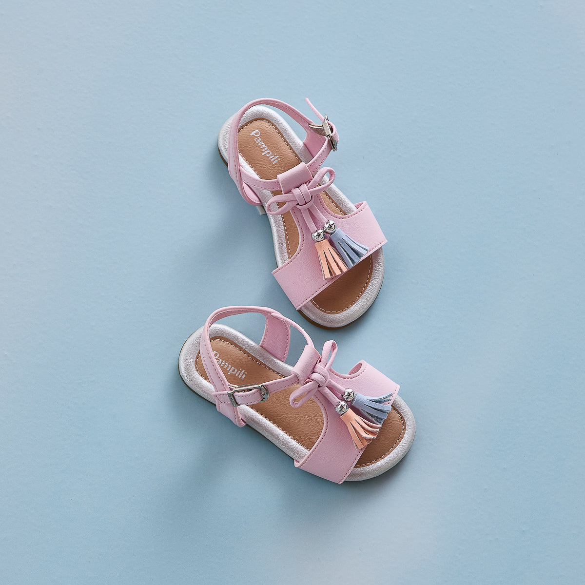 Sandália Infantil Pampili Mili com Tassel Rosa