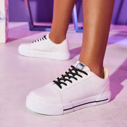 Tênis Feminino TWN Space Bordado Branco