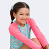 Blusa Uv Infantil Pampili Fundo do Mar Verde