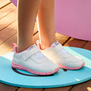Tênis Infantil Pampili Gabby Escolar Branco Rosa