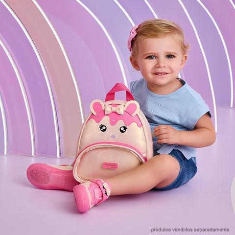 Mochila Infantil Pampili Docinho Rosa Nude