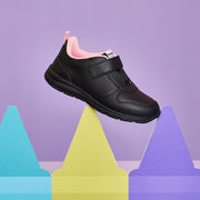 Tênis Infantil Pampili Gabby Escolar Preto Rosa