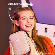 Bolsa Tiracolo TWN Chaveiro Areia - Vem com ear cuff!