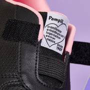 Tênis Infantil Pampili Gabby Escolar Preto Rosa