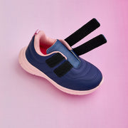 Tênis Infantil Feminino Mini Soft Costura Casual Azul Marinho