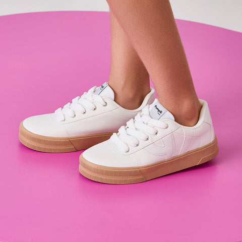 Tênis Infantil Feminino XT25 Casual Branco
