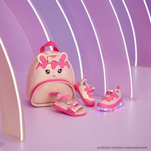 Mochila Infantil Pampili Docinho Rosa Nude