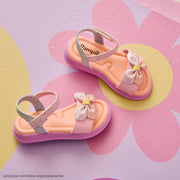 Sandália Infantil Feminina Sand Flower com Brilho Colorida