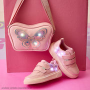 Bolsa de Led Infantil Pampili Borboleta Rosa