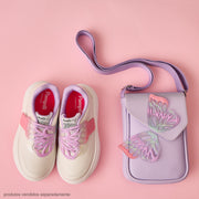 Bolsa Feminina Pampili com Borboleta Holográfica Lilás