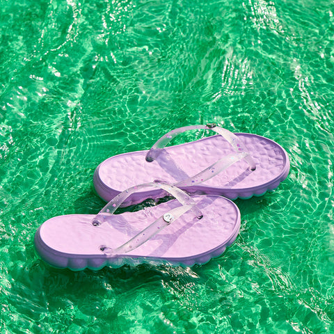 Chinelo Infantil Pampili Puffly Lilás