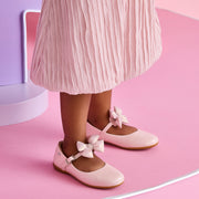 Sapato Infantil Pampili Bailarina Laço Comfy Rosa