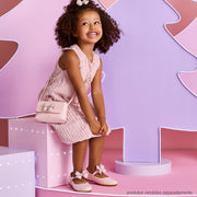 Sapato Infantil Pampili Bailarina Laço Comfy Rosa