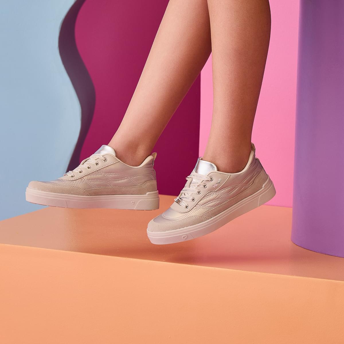 Tênis Infantil Feminino Pampili Comfy Tal Filha Tal Mãe Nude Prata