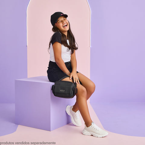 Tênis Infantil Feminino Winnie Hotfix Branco