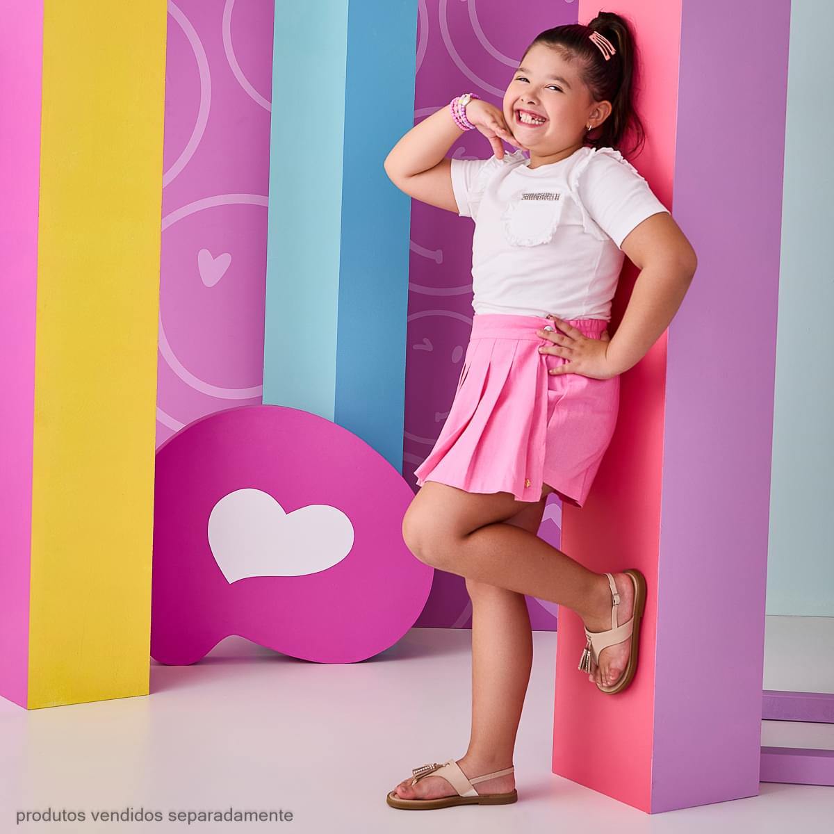 Sandália Infantil Pampili Maitê com Tassel Nude