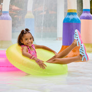 Babuche Infantil Feminina Pink Glee Borboletas Azul Rosa