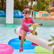 Óculos de Sol Infantil Feminino Coração Pink