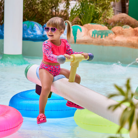 Babuche Infantil Feminina Pink Glee Borboletas Rosa Flúor