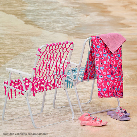 Toalha Infantil Feminina Pampili Pets Rosa