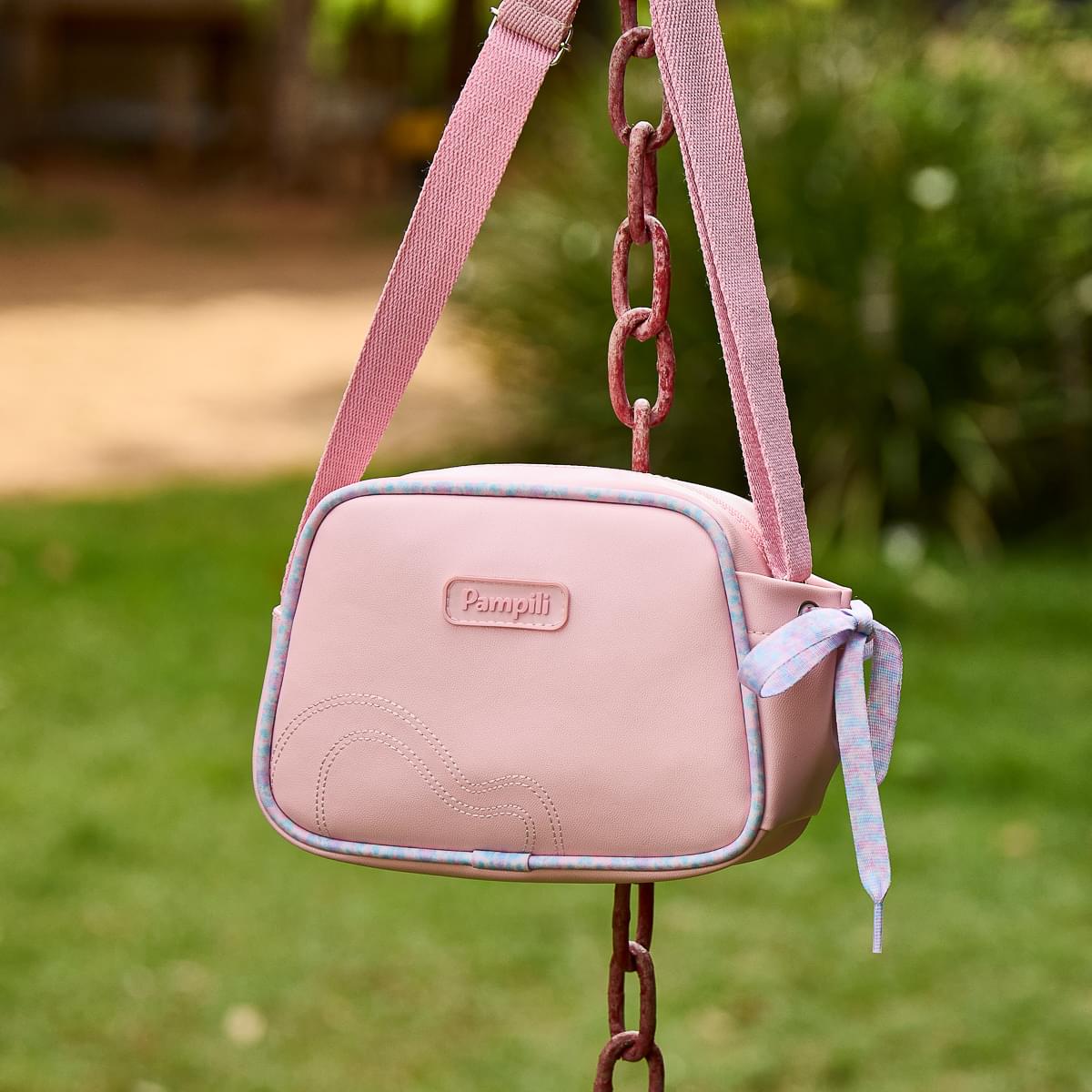 Bolsa Infantil Pampili Cordão Tie Dye Rosa
