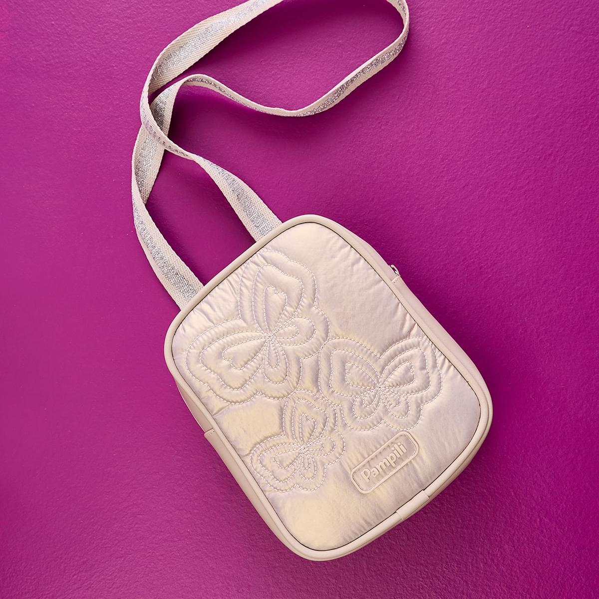 Mochila Infantil Pampili Comfy Cintilante Nude