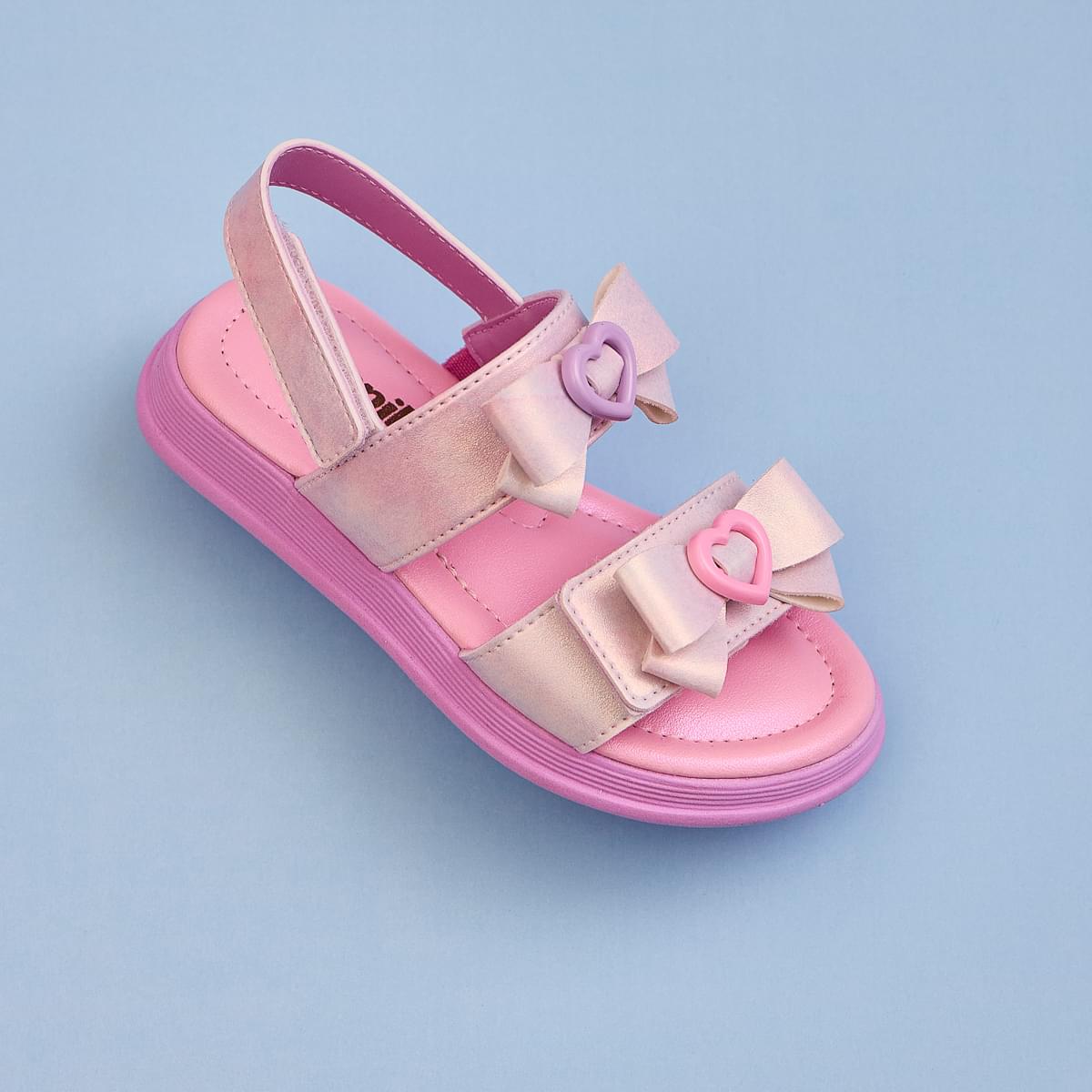 Sandália Infantil Feminina Flower Laços Tie Dye