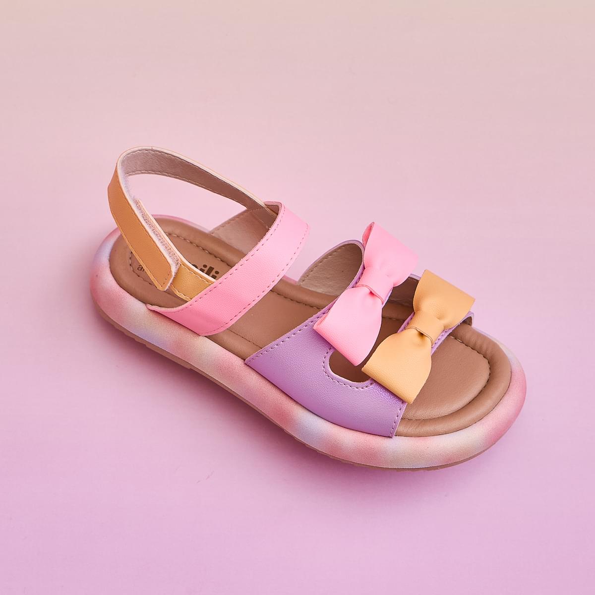 Sandália Infantil Pampili Cora Flatform Candy Colorida