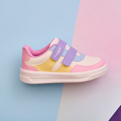 Tênis Infantil Feminino Up Candy Color Branco