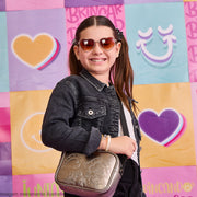 Bolsa Tiracolo Infantil Feminina Western Grafite
