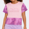 Camiseta Infantil Feminina Pampili Estampa Be Joy Tule Degradê Rosa