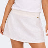 Short Saia Infantil Pampili com Paetê Off White