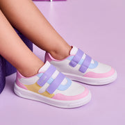 Tênis Infantil Feminino Up Candy Color Branco