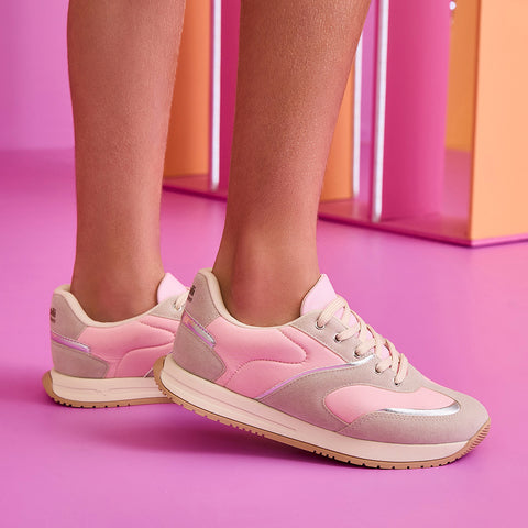 Tênis Infantil Feminino Zeal Rosa Natural