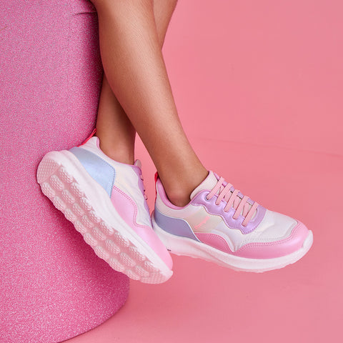 Tênis Infantil Feminino Bubble Candy Color Branco