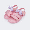 Sandália Infantil Pampili Lili com Laço Removível Colorida