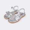 Sandália Infantil Feminina Vick Tiras Prata