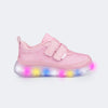 Tênis de Led Infantil Feminino Liz Luz Ballet Rosa